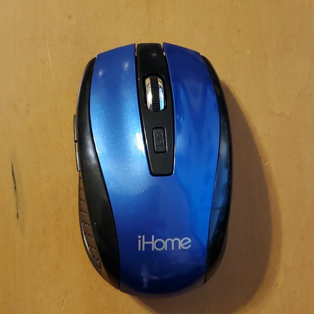 iHome Blue Wireless Optical Mouse M361N